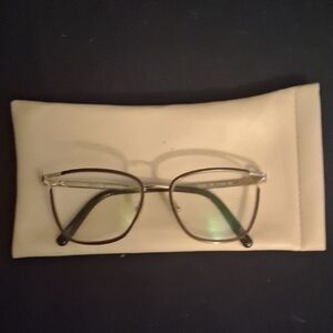 Chloe Women's Glasses with Black and Silver Frame